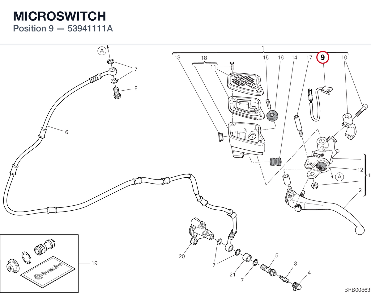 MICROSWITCH 53941111A diagram position