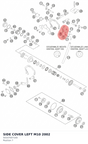 Diagram preview: SIDE COVER LEFT M10 2002 (50337007100)