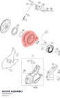 Diagram preview: ROTOR ASSEMBLY (94539005000)