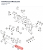 Diagram preview: bolt flanged M10x224 (J900001022400)