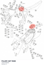 Diagram preview: FILLER CAP TANK (76307008000)