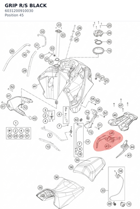 Diagram preview: GRIP R/S BLACK (6031200910030)