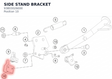 Diagram preview: SIDE STAND BRACKET (93803026000)