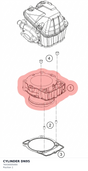 Diagram preview: CYLINDER DN95 (76430005000)