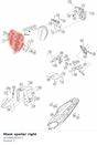 Diagram preview: Mask spoiler right (64108002000C1)