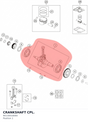 Diagram preview: CRANKSHAFT CPL. (90130018000)