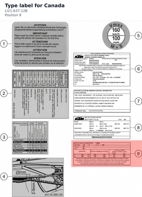Diagram preview: Type label for Canada (LI21-637-12B)