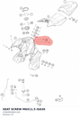 Diagram preview: SEAT SCREW M6X11.5 ISA30 (C0900000601200)