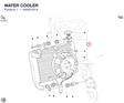 WATER COOLER 54840191A diagram position