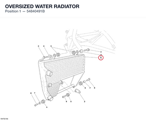 OVERSIZED WATER RADIATOR