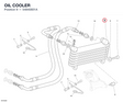 OIL COOLER 54840801A diagram position