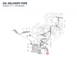 OIL DELIVERY PIPE 54910032A diagram position