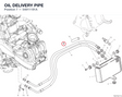 OIL DELIVERY PIPE 54911191A diagram position