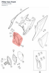 Diagram preview: Filter box front (79106001010BJ)