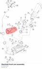Diagram preview: Mainfold front pre assembly (61705007000)