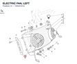 ELECTRIC FAN, LEFT