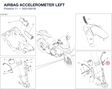 AIRBAG ACCELEROMETER LEFT