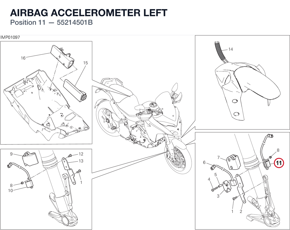 AIRBAG ACCELEROMETER LEFT