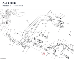 Quick Shift 55215494B diagram position