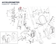 ACCELEROMETER 5521B631A diagram position