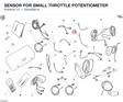 SENSOR FOR SMALL THROTTLE POTENTIOMETER