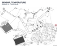 SENSOR, TEMPERATURE 55241451B diagram position