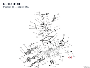 DETECTOR 55243181A diagram position