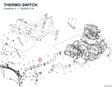 THERMO-SWITCH 55340111A diagram position