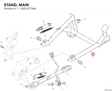 STAND, MAIN 55510773AA diagram position
