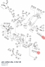 Diagram preview: pin cotter-dia. 2.5xl 18 (J094020186)