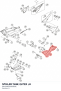 Diagram preview: SPOILER TANK OUTER LH (A60308050000EBC)