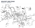 BRACKET, SIDE STAND