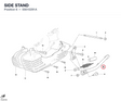 SIDE STAND 55610291A diagram position