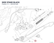 SIDE STAND BLACK 55610613AB diagram position