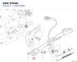 SIDE STAND 55610702BA diagram position
