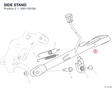 SIDE STAND 55611201BA diagram position