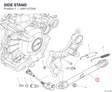 SIDE STAND 55611473AA diagram position