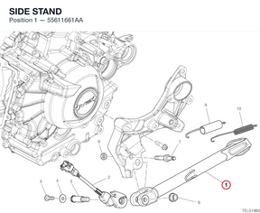 SIDE STAND 55611661AA diagram position