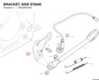 BRACKET, SIDE STAND