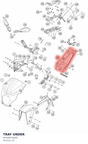 Diagram preview: TRAY UNDER (94508019000)