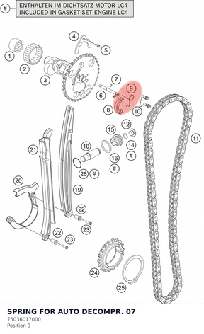 Diagram preview: SPRING FOR AUTO DECOMPR. 07 (75036017000)