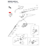 Kawasaki OEM – MIRROR-ASSY,LH product image
