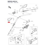 Kawasaki OEM – MIRROR-ASSY,LH product image