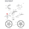 Kawasaki OEM – MARK,FR FENDER,ABS product image