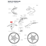 Kawasaki OEM – MARK,FR FENDER,ABS product image