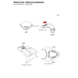Kawasaki OEM – MARK,FUEL TANK,RH,KAW product image