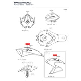 Kawasaki OEM – MARK,SHROUD,Z product image