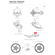 Kawasaki OEM – MARK,TAIL COVER,650 product image