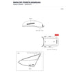 Kawasaki OEM – MARK,RR FENDER,KAWASA product image