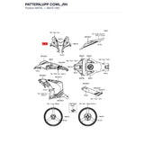 Kawasaki OEM – PATTERN,UPP COWL.,RH product image